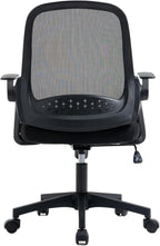 Office Chair High Back Ergonomic Nylon Rolling Desk Chair with Lumbar Support 5 Wheels Adjustable