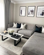 Customized Home Furniture Set Modern and Good Quality Simple Curved Sofa for Bedroom or Living