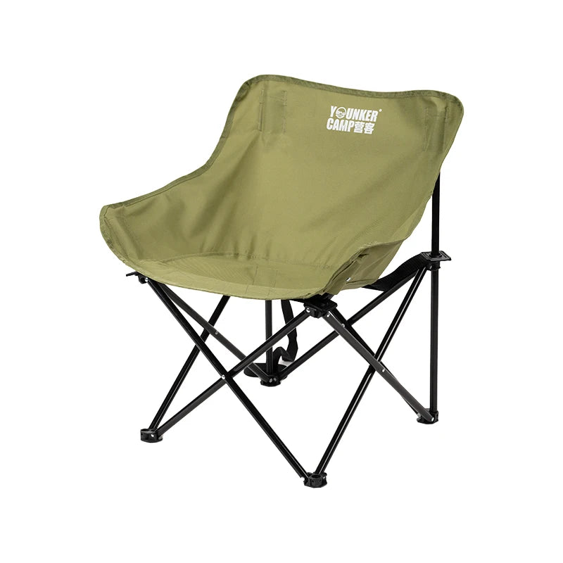 Outdoor Folding Moon Chair Portable Chair Camping Chair Picnic Gear Fishing Small Horse Stool Student