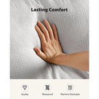 3 Seater Couch, Sofas for Living Room with Deep Seats and Wide Armrests, 89" Comfy 3 Seater Sofa
