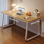 Computer Desk Modern Simple Style Desk for Home Office, White Small Writing Table Study Corner Work