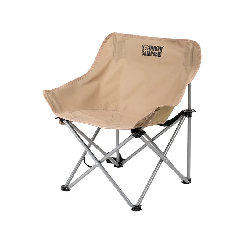 Outdoor Folding Moon Chair Portable Chair Camping Chair Picnic Gear Fishing Small Horse Stool Student