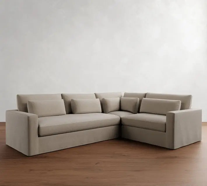 Customized Home Furniture Set Modern and Good Quality Simple Curved Sofa for Bedroom or Living