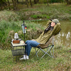 Outdoor Folding Moon Chair Portable Chair Camping Chair Picnic Gear Fishing Small Horse Stool Student