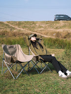 Outdoor Folding Moon Chair Portable Chair Camping Chair Picnic Gear Fishing Small Horse Stool Student